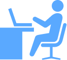 仕事をしている男性のイメージ